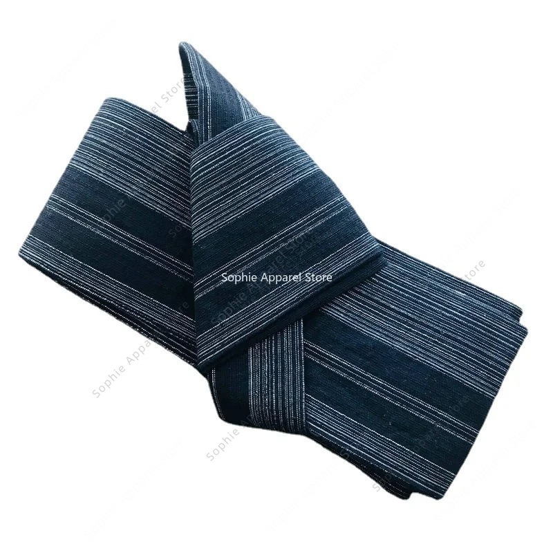 Men'S Kimono Accessories - ญี่ปุ่น Kimono Obi เข็มขัดบุรุษแบบดั้งเดิม Vintage เอว
