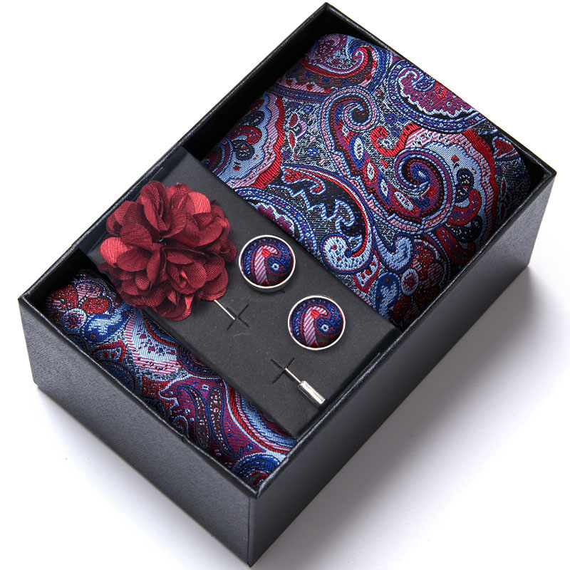 ชุดเครื่องประดับสำหรับชุดสูทผู - Neck Tie Set Box บทวิจารณ์และราคา