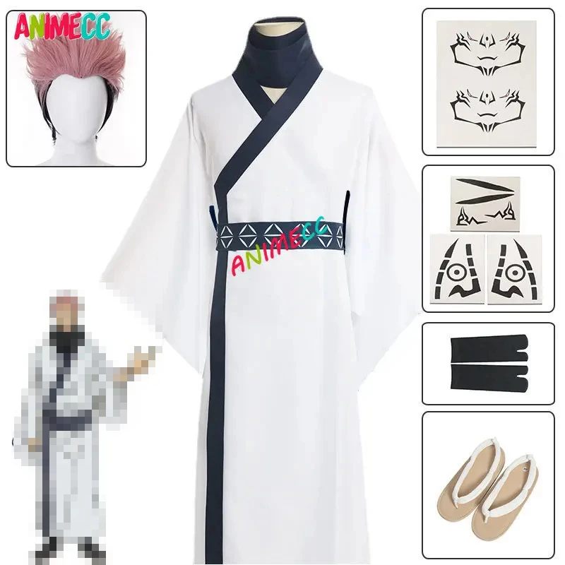 อะนิเมะ S-2XL Ryomen Sukuna วิ - Men'S Kimono Accessories บทวิจารณ์และราคา